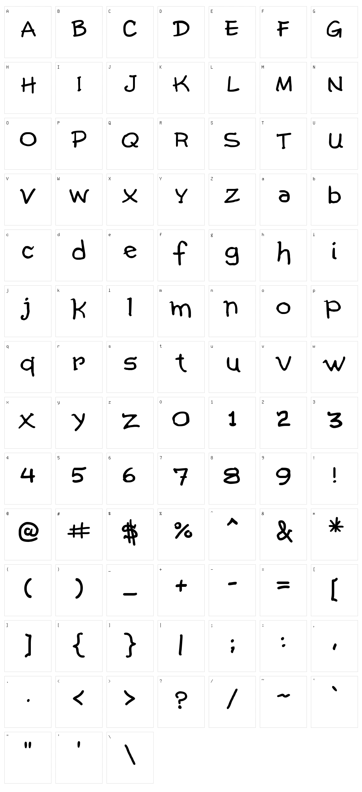 Comic Gibi Character Set