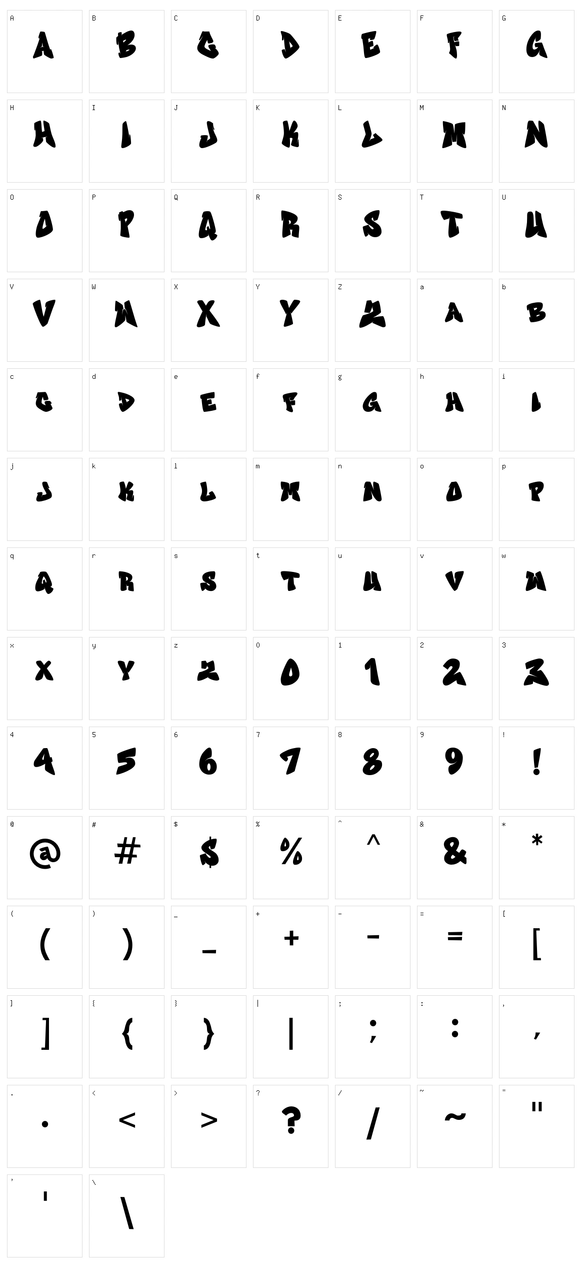 Graffiti Youth Character Set