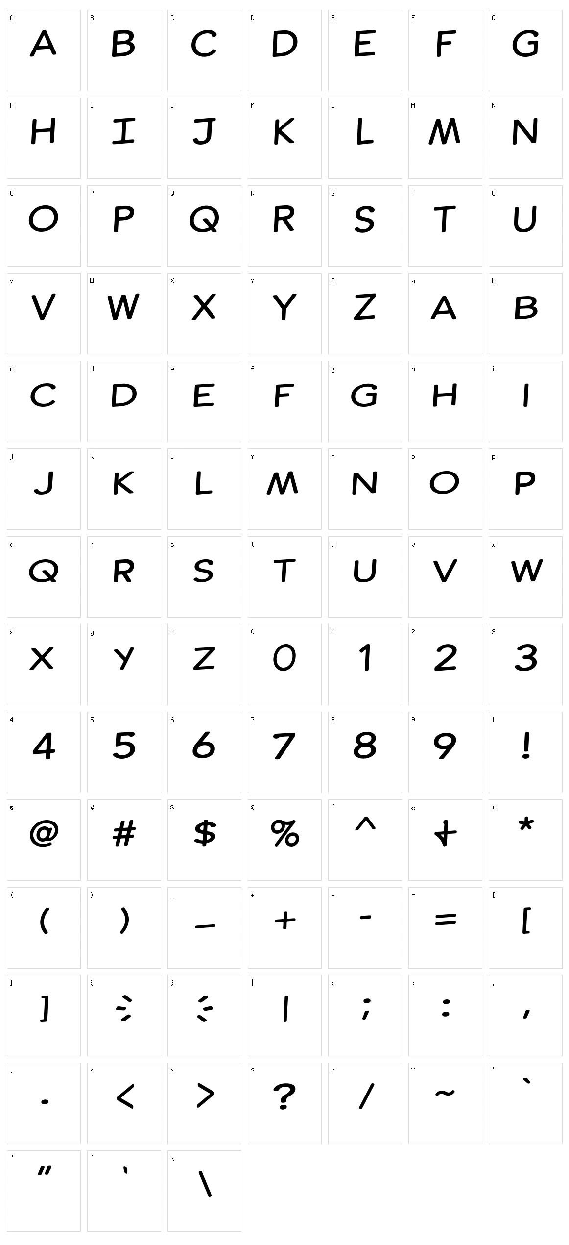 Comic Ink Character Set