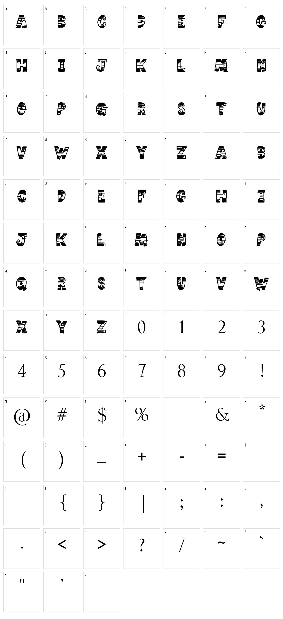 Comic Strip Character Set