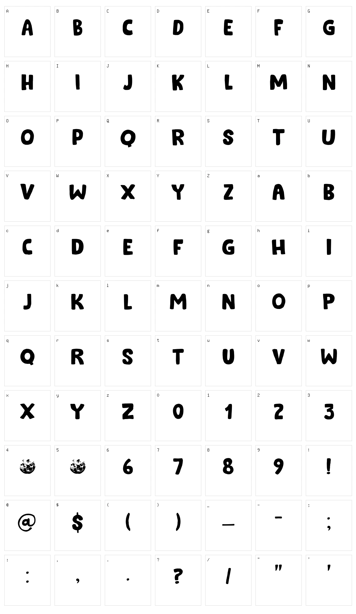 Cookie Supply Character Set