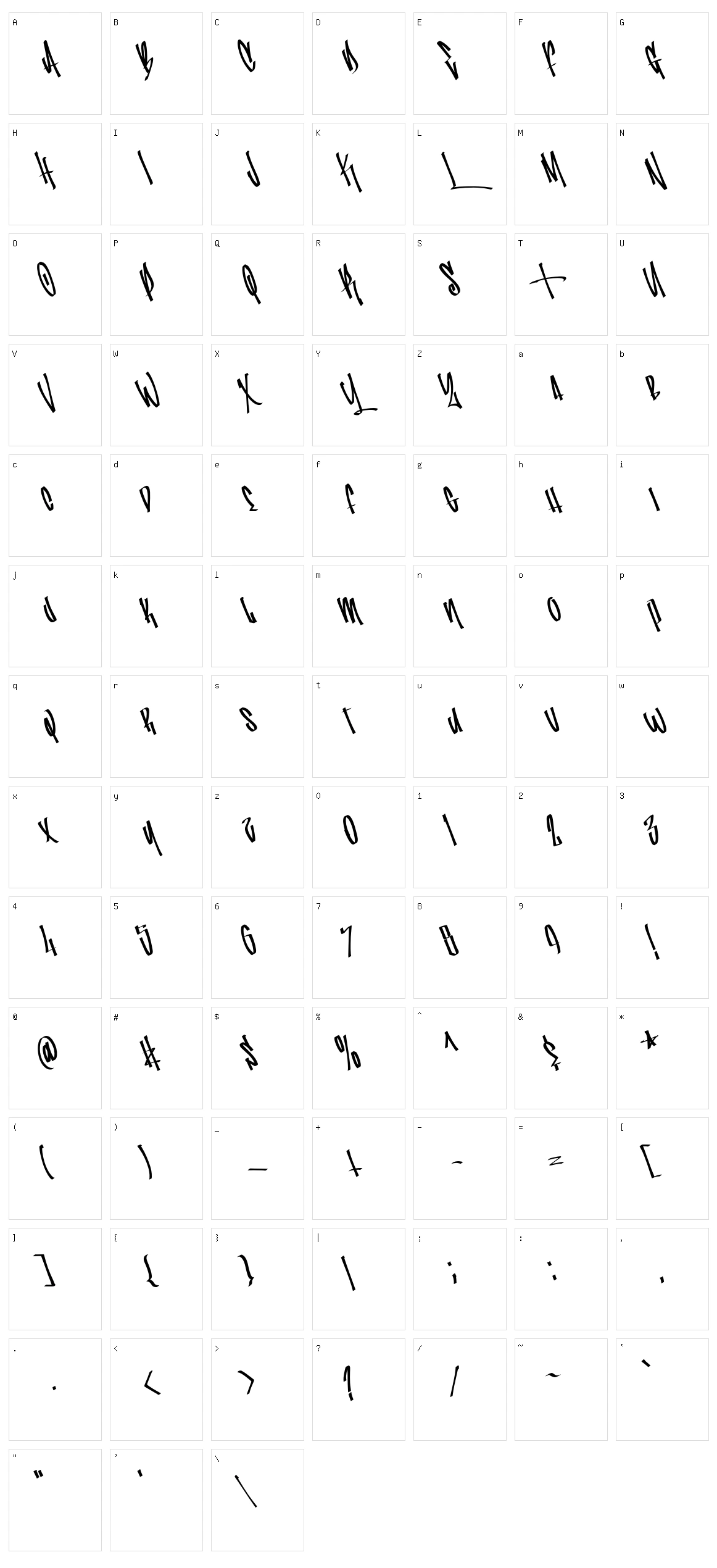 Street Wars Character Set