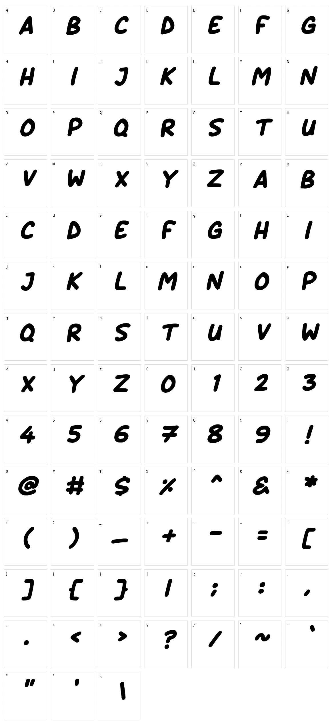 Daydreamers Character Set