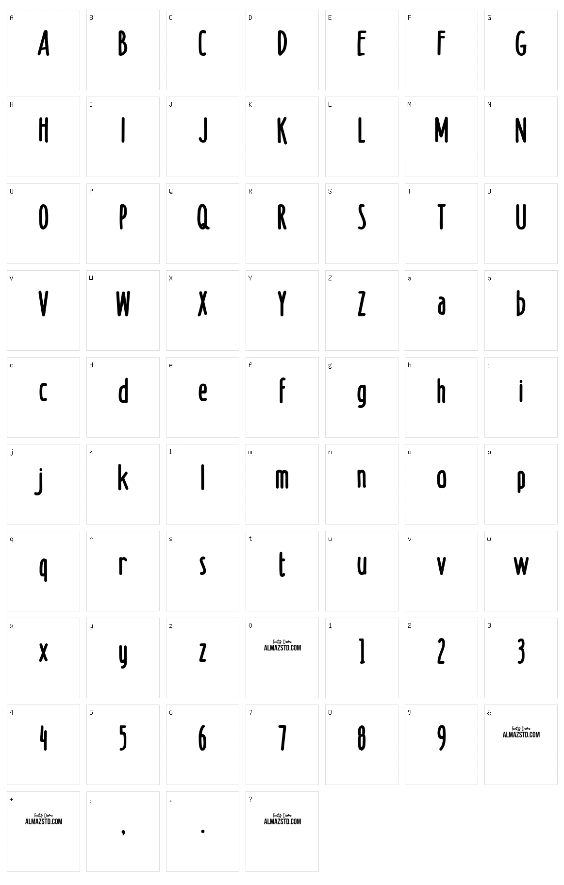 Doodge Character Set