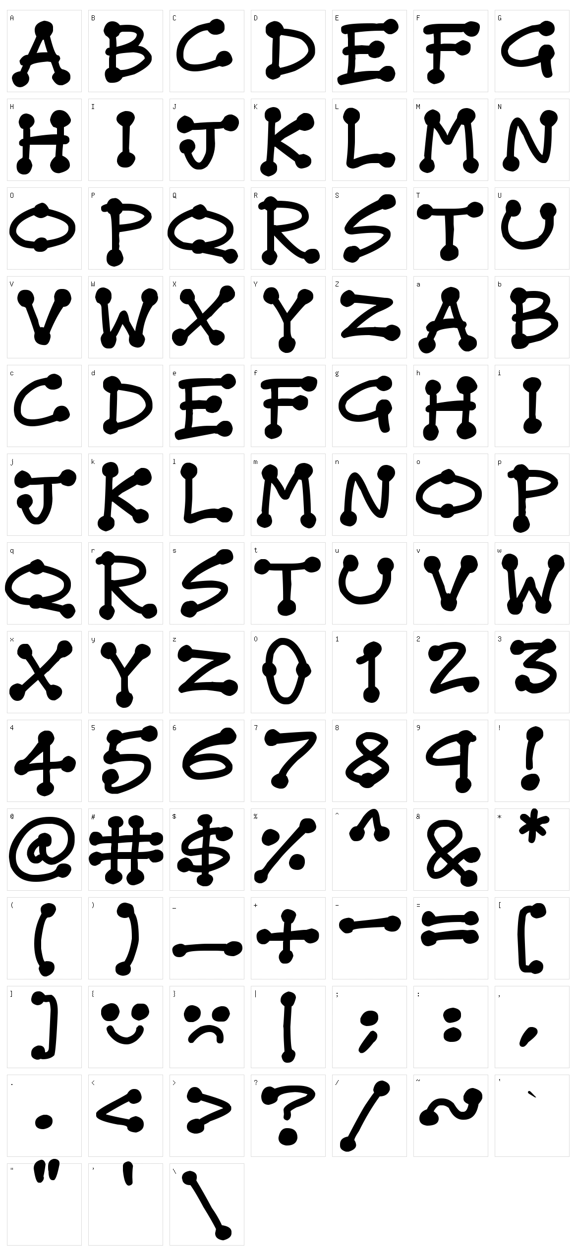 Dot Stick Doodles Character Set