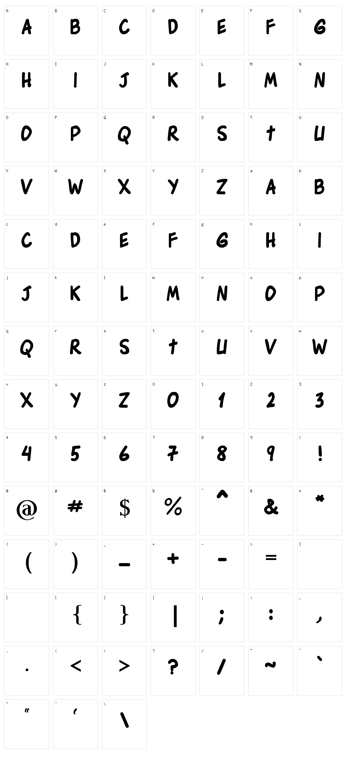 Edson Comics Character Set
