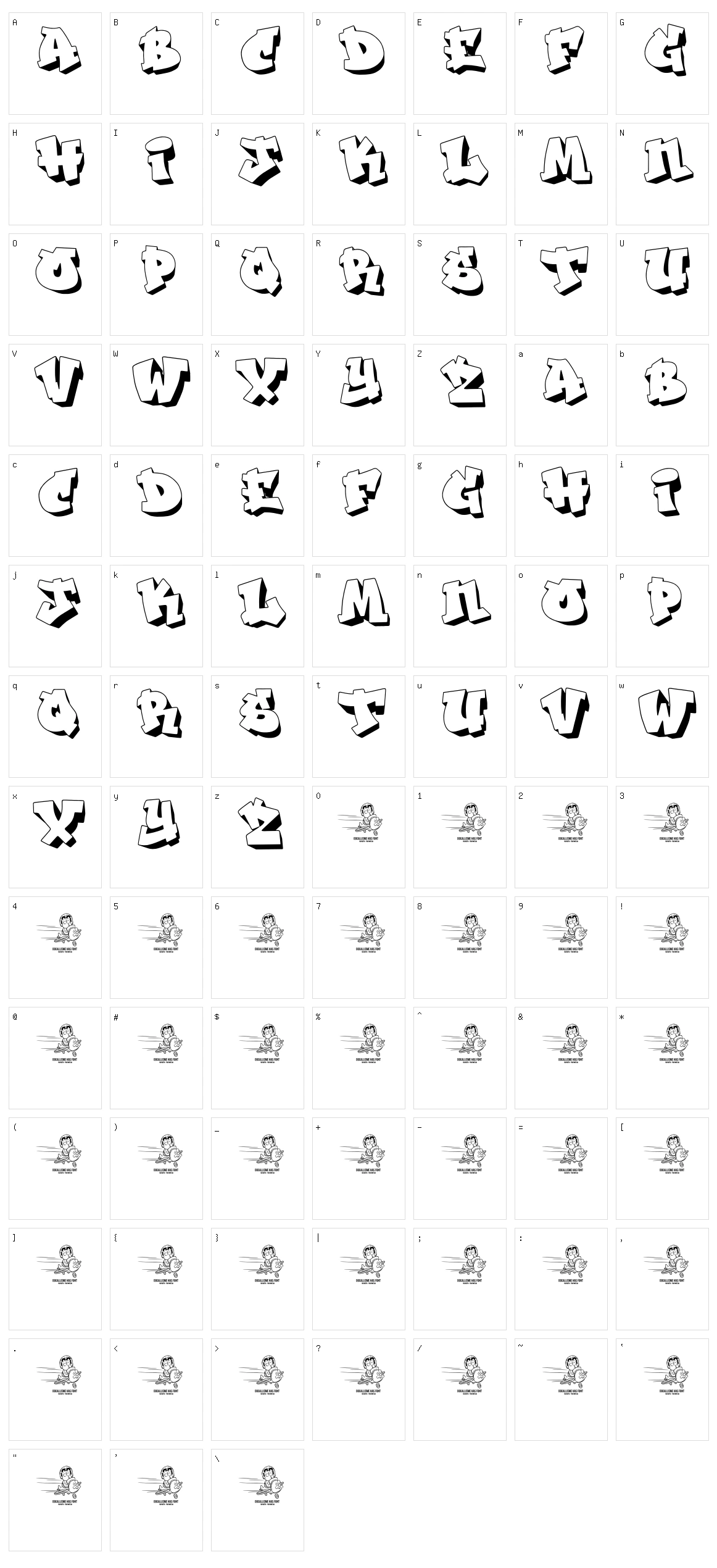 The Jacatra Character Set