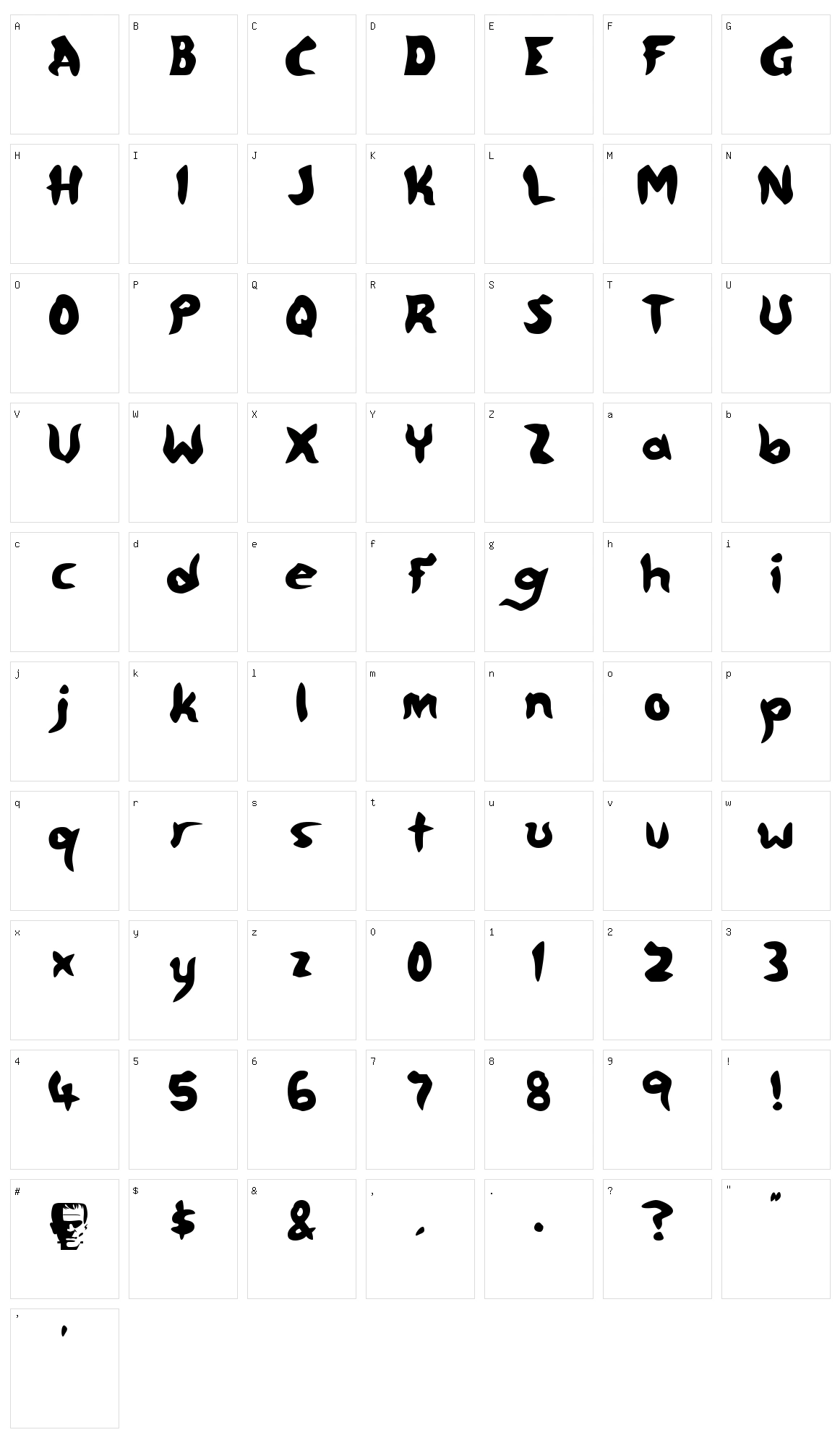 Free Money Character Set