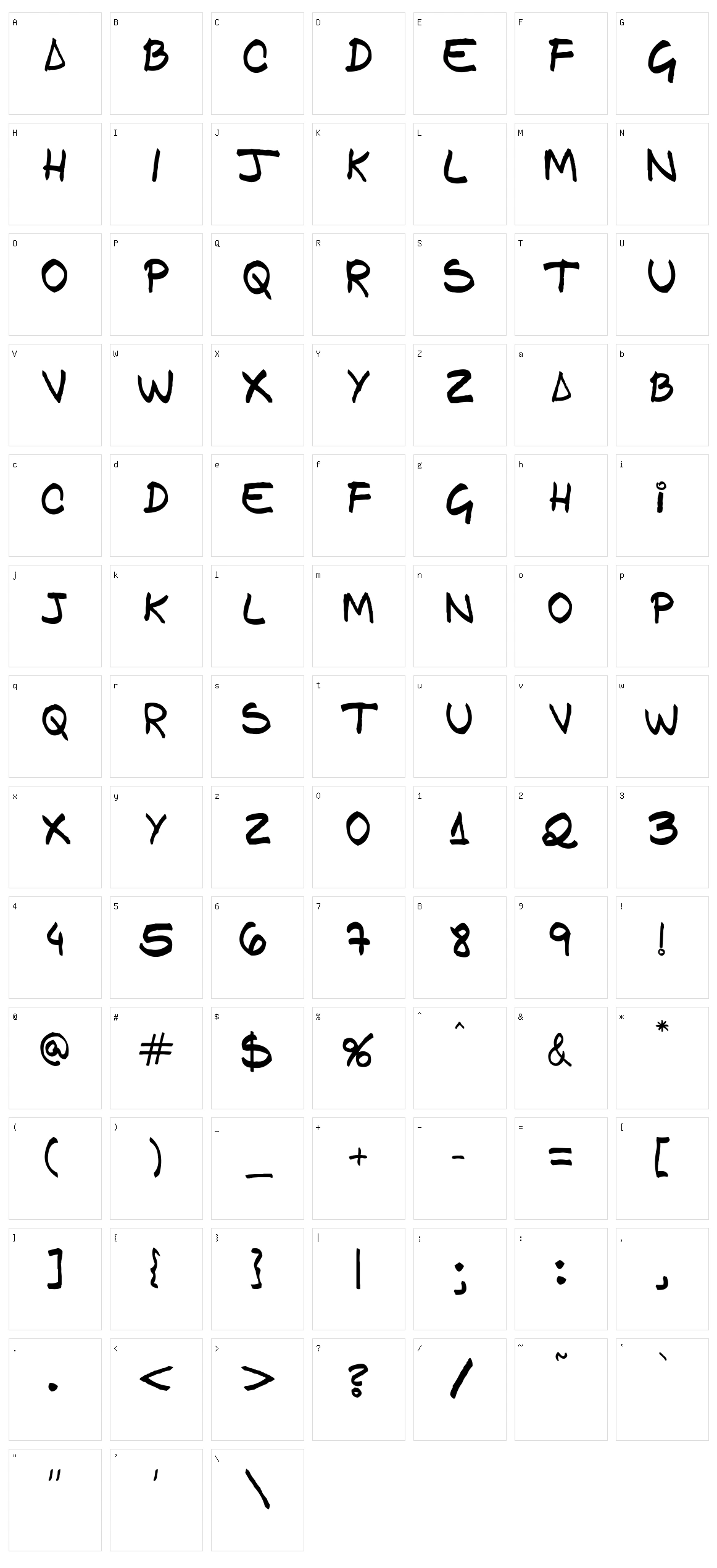 GFAM Comic Character Set