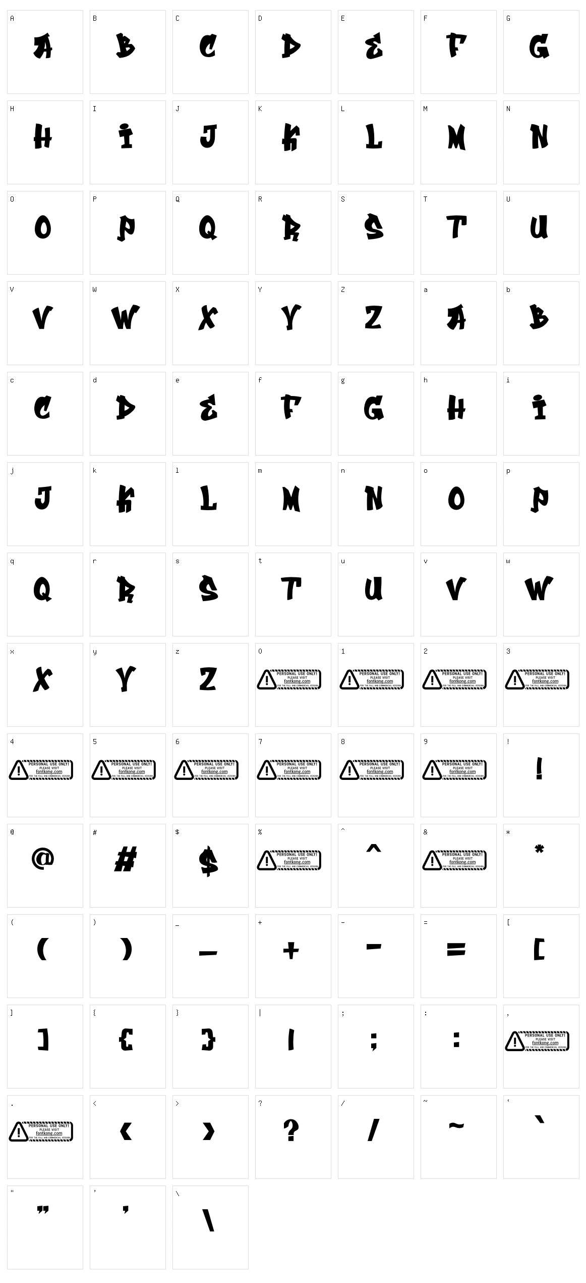 Streetfunk Graffiti Character Set