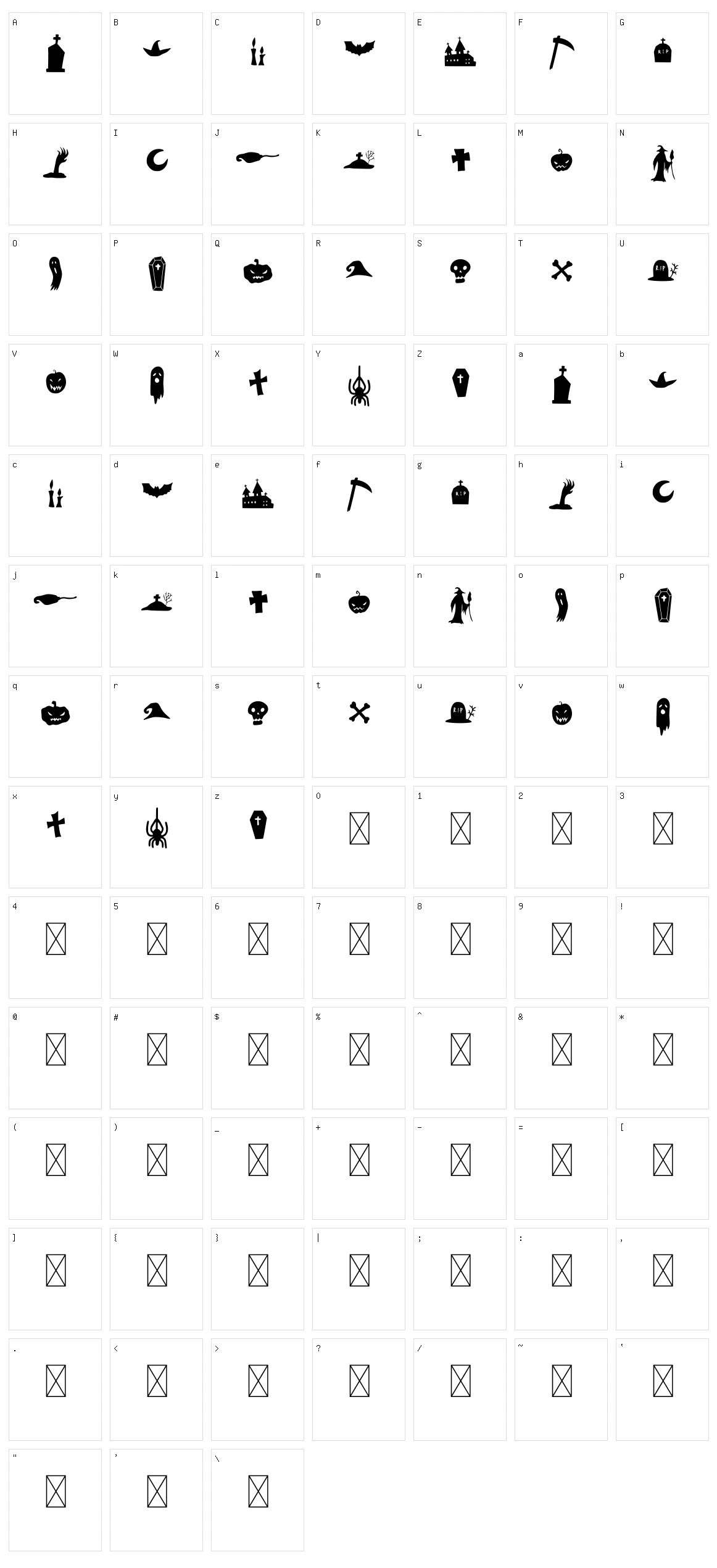 Halloween Clipart Character Set