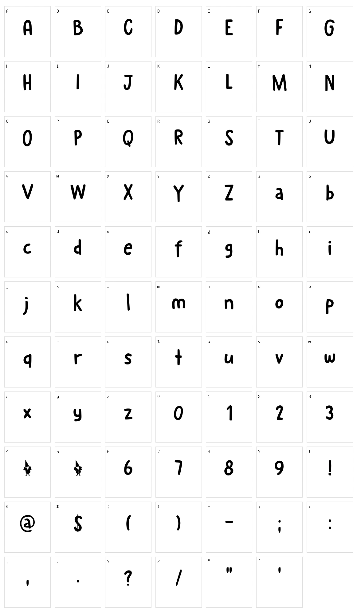 Kabouter Character Set