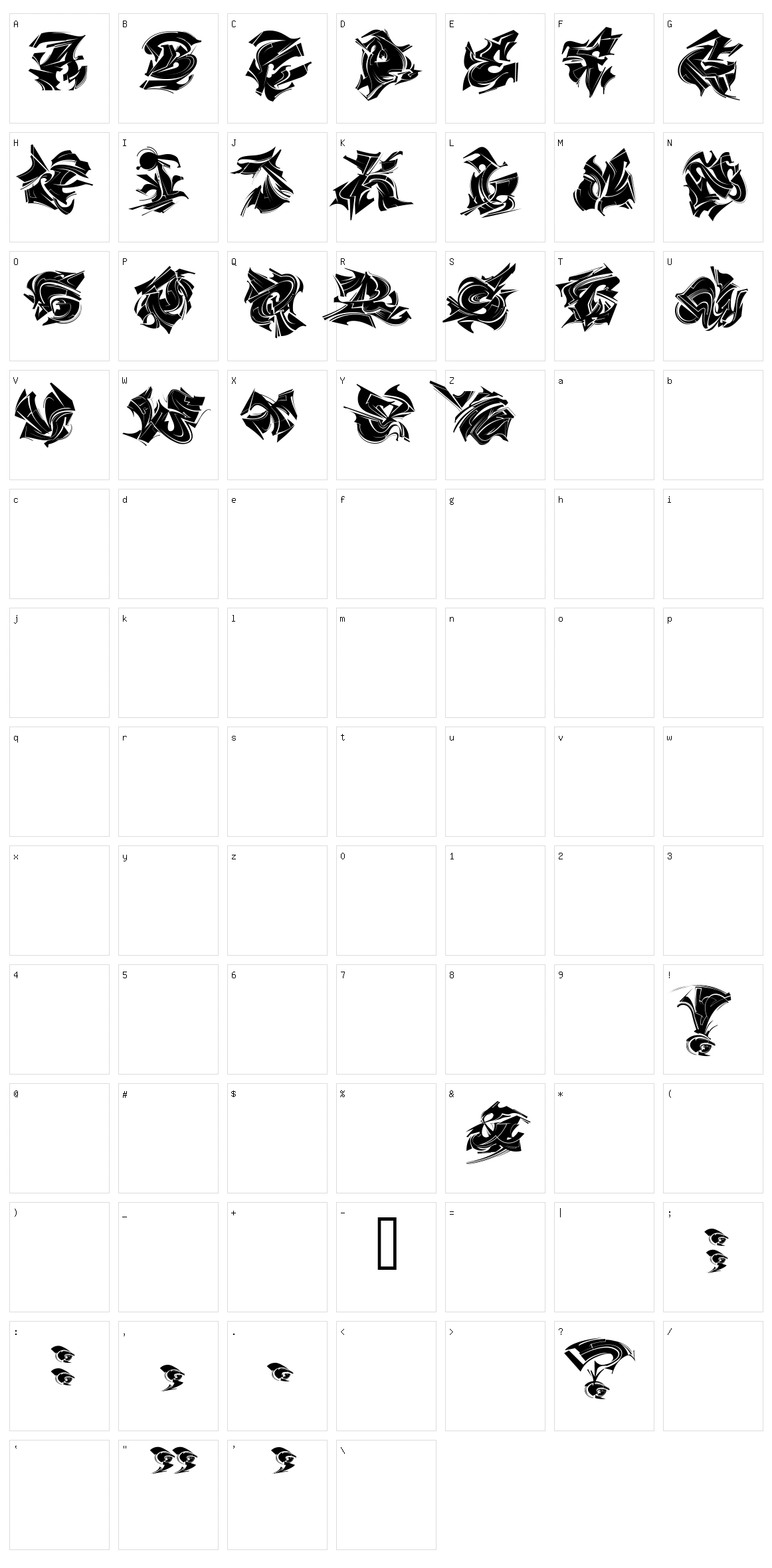 Maelstrom Character Set