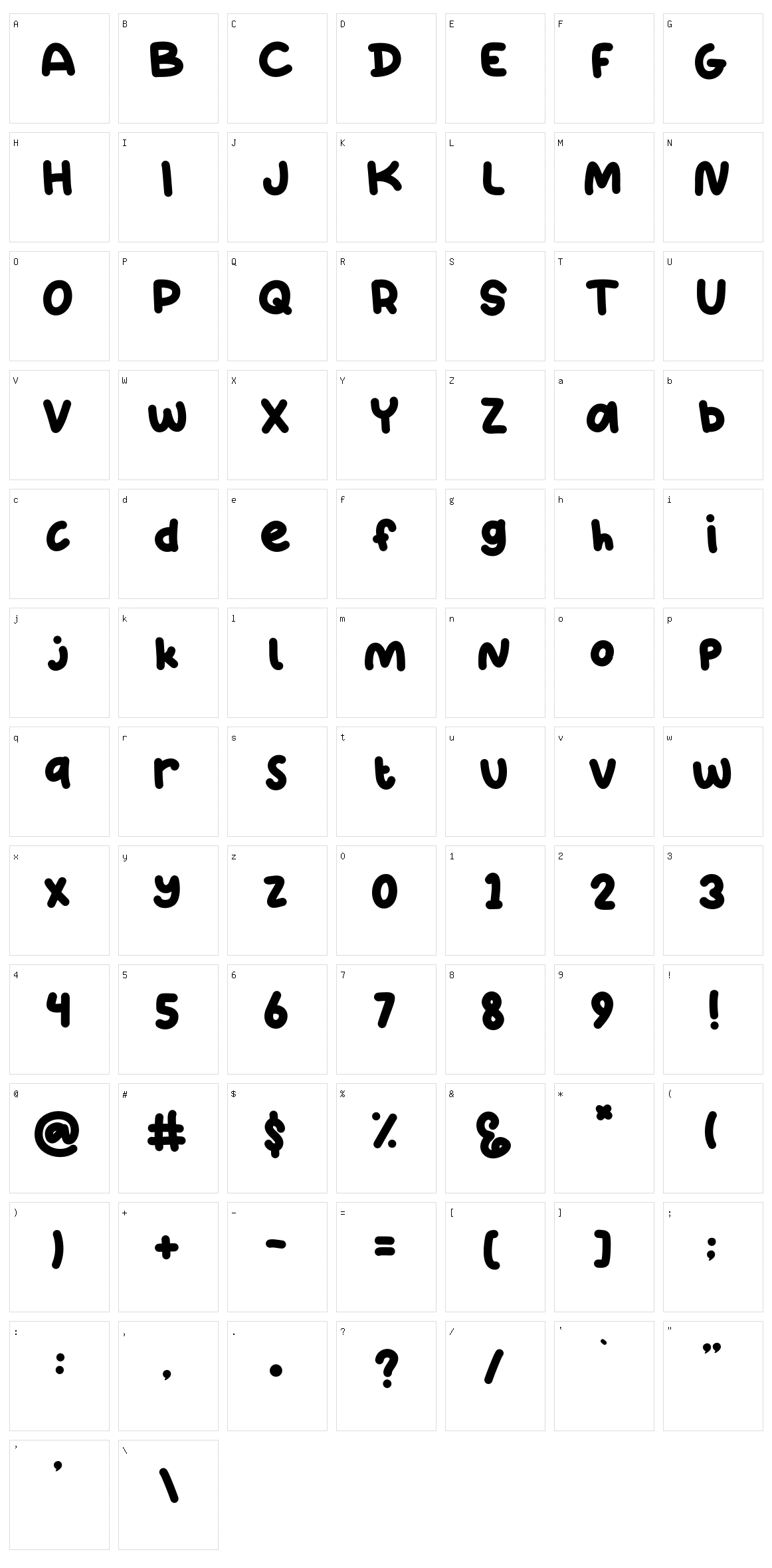 Kitto Character Set