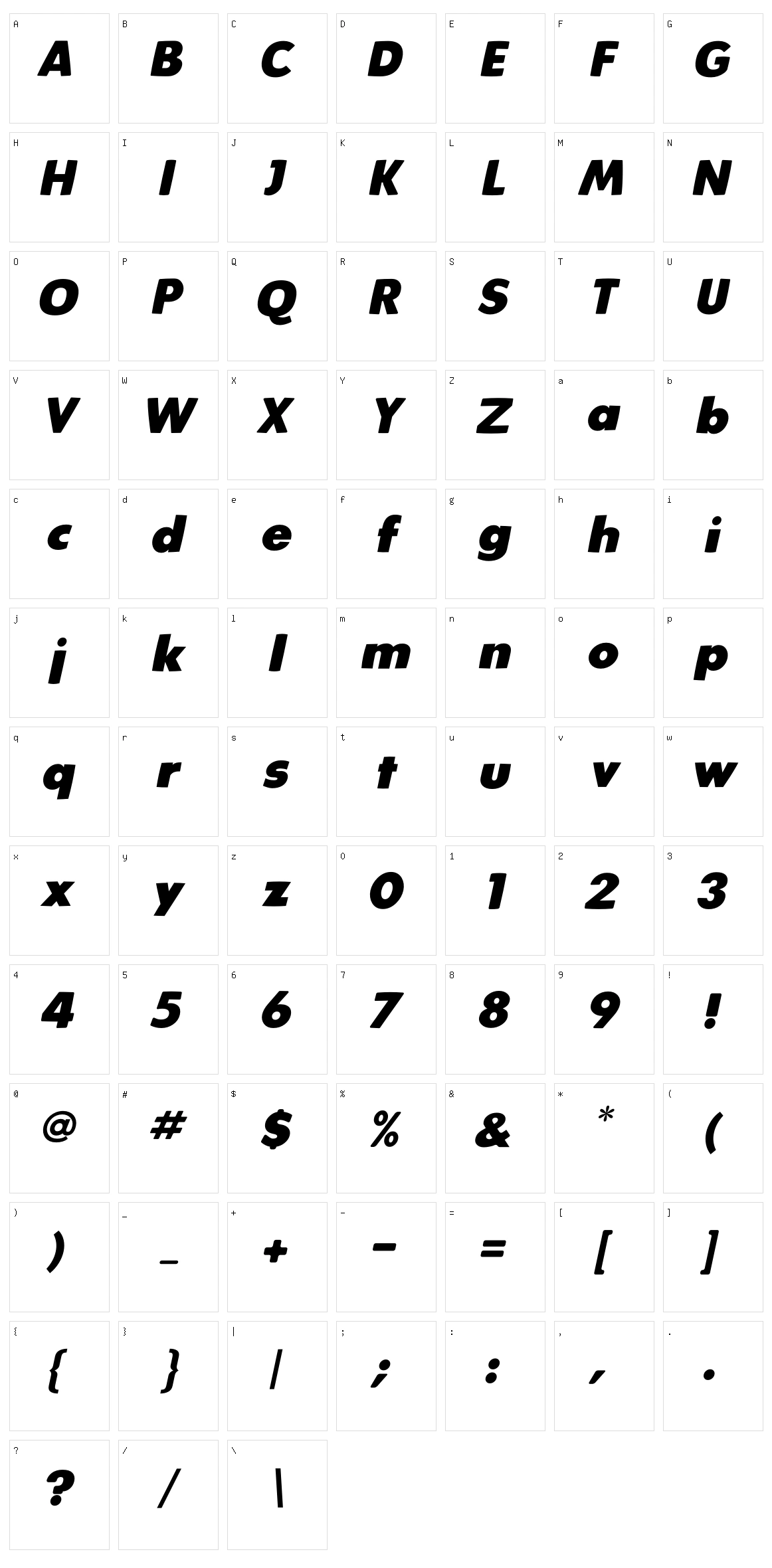 Lean Character Set