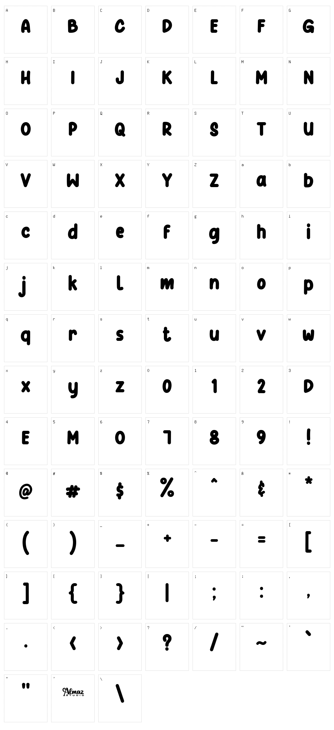 Leemu Character Set