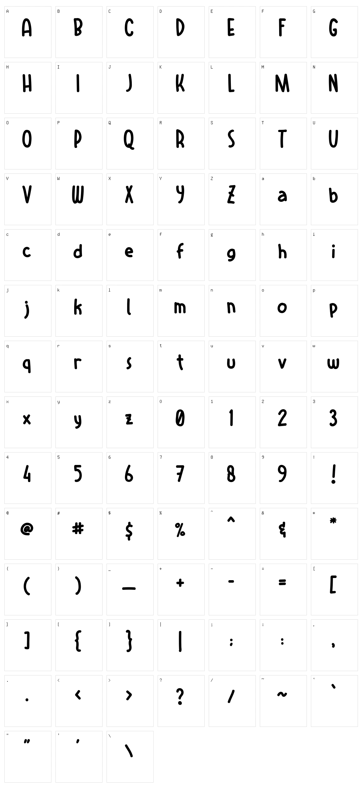 Lets Play Character Set