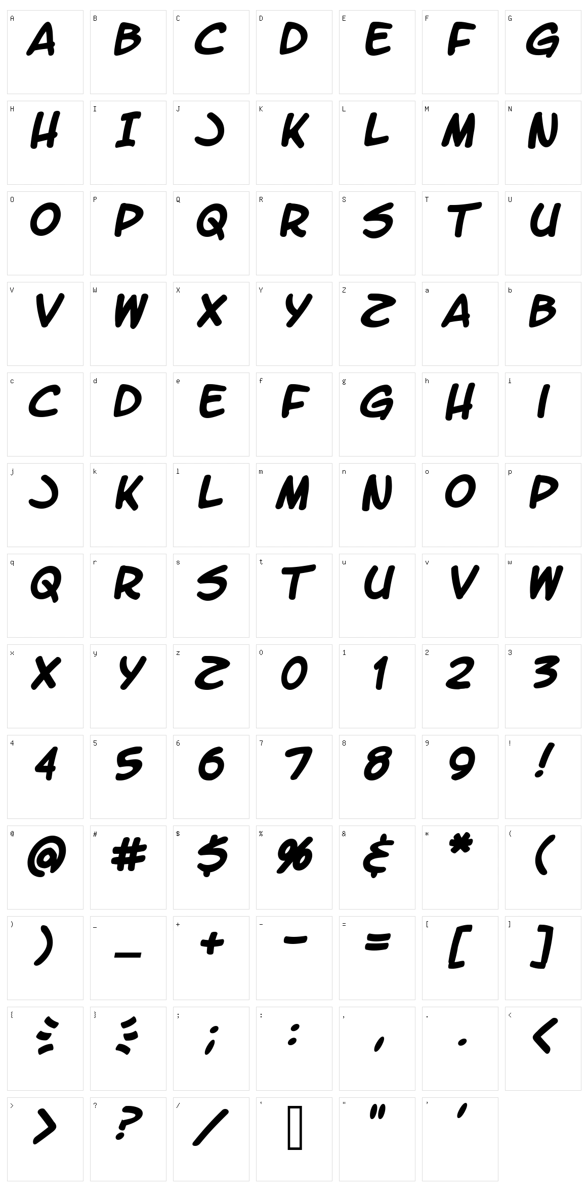 Letter O Matic Character Set