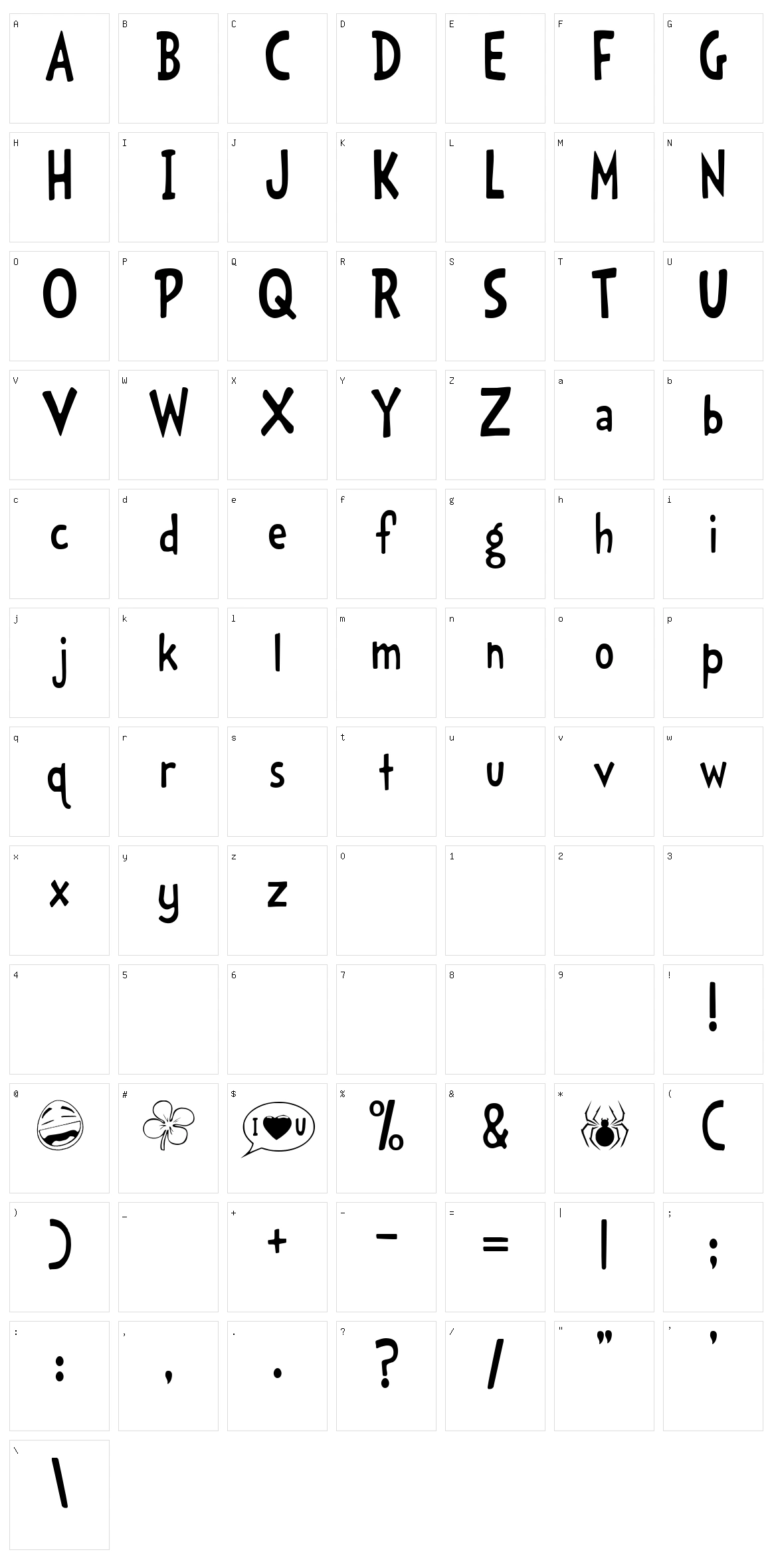 LOL! Character Set