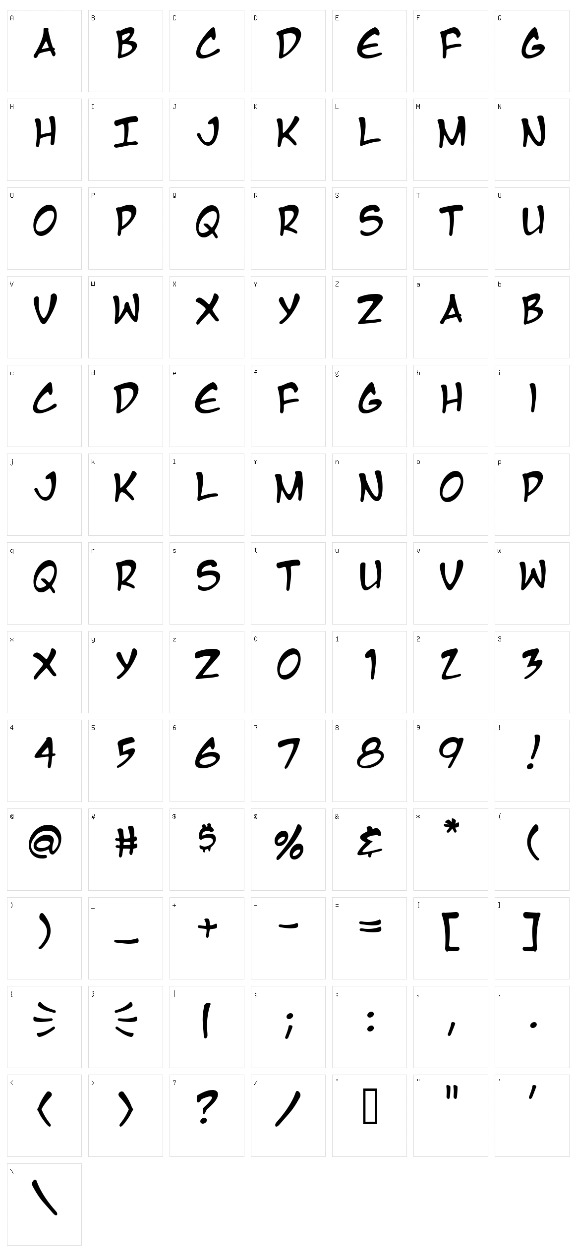 Manga Temple Character Set