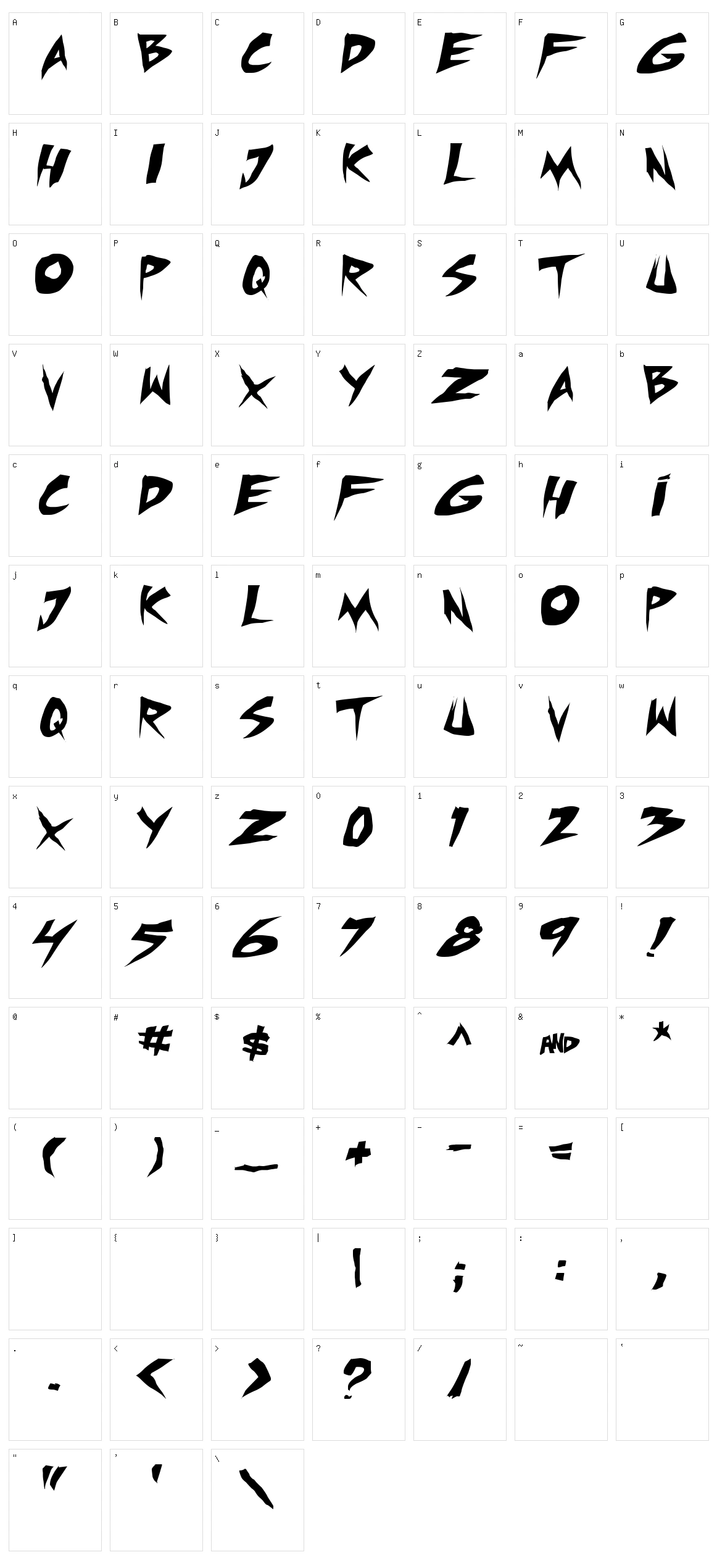 Mic Check TBS Character Set