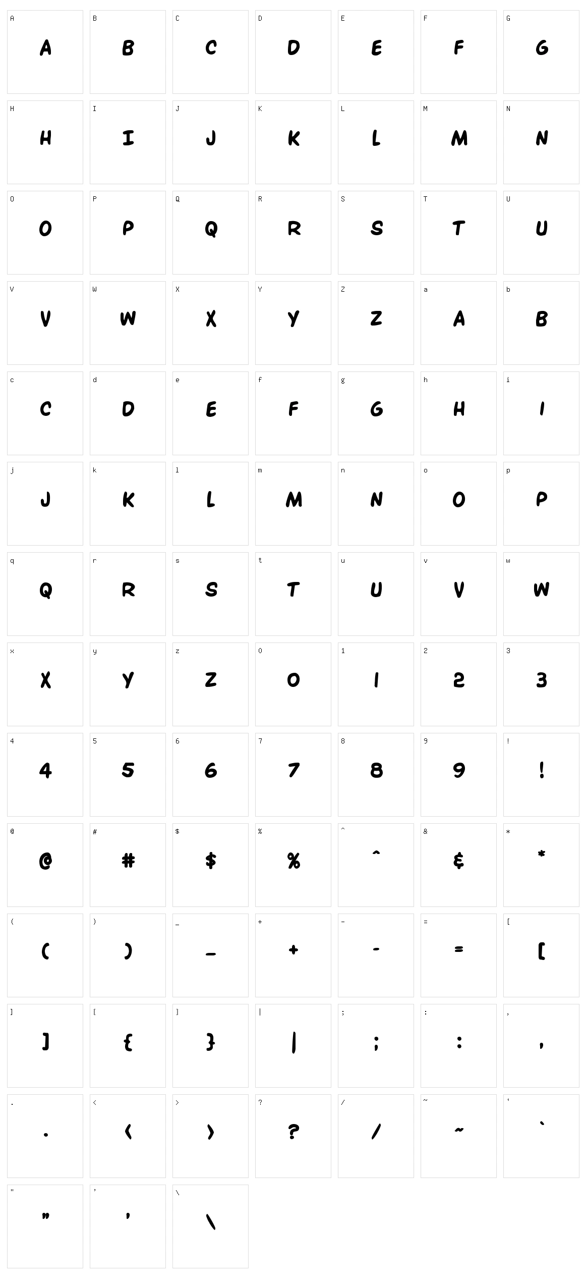 Overstreet Bible Character Set