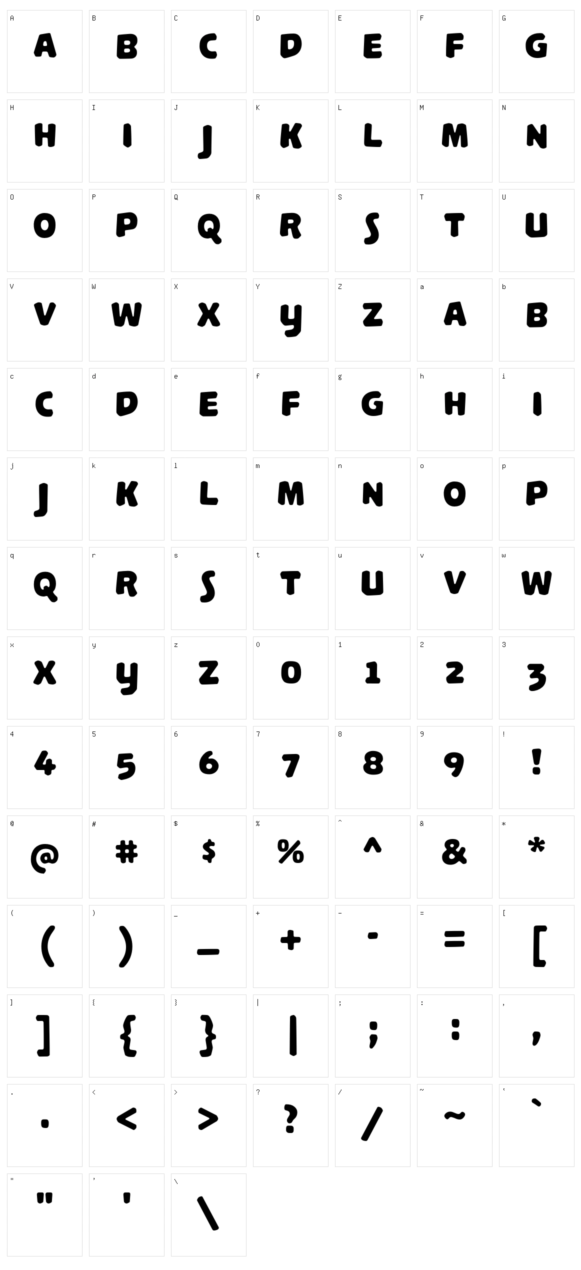 Palamecia Titling Character Set