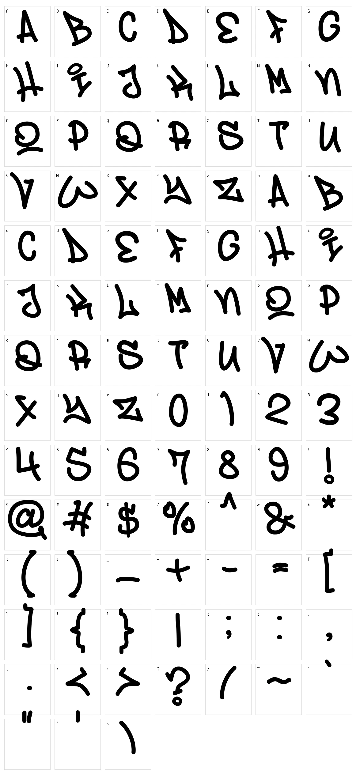 Street Rats Character Set