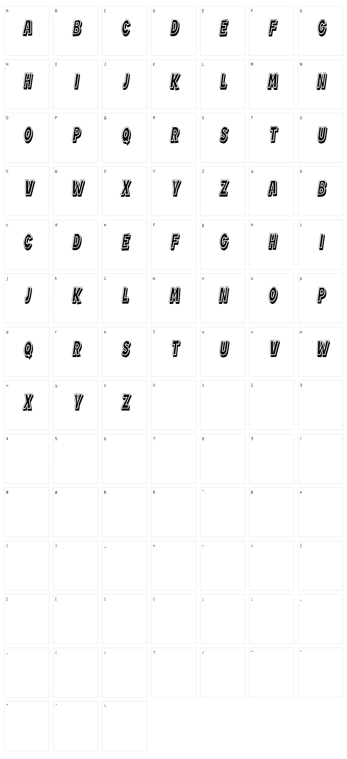 Red Worker Character Set