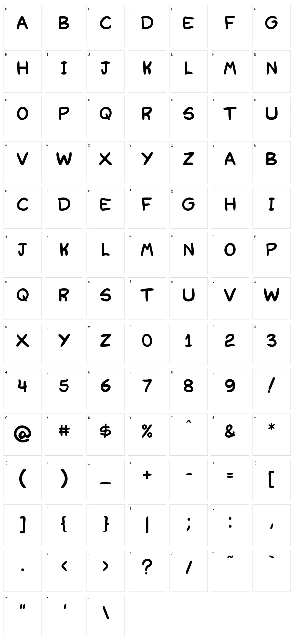 Redkost Comic Character Set
