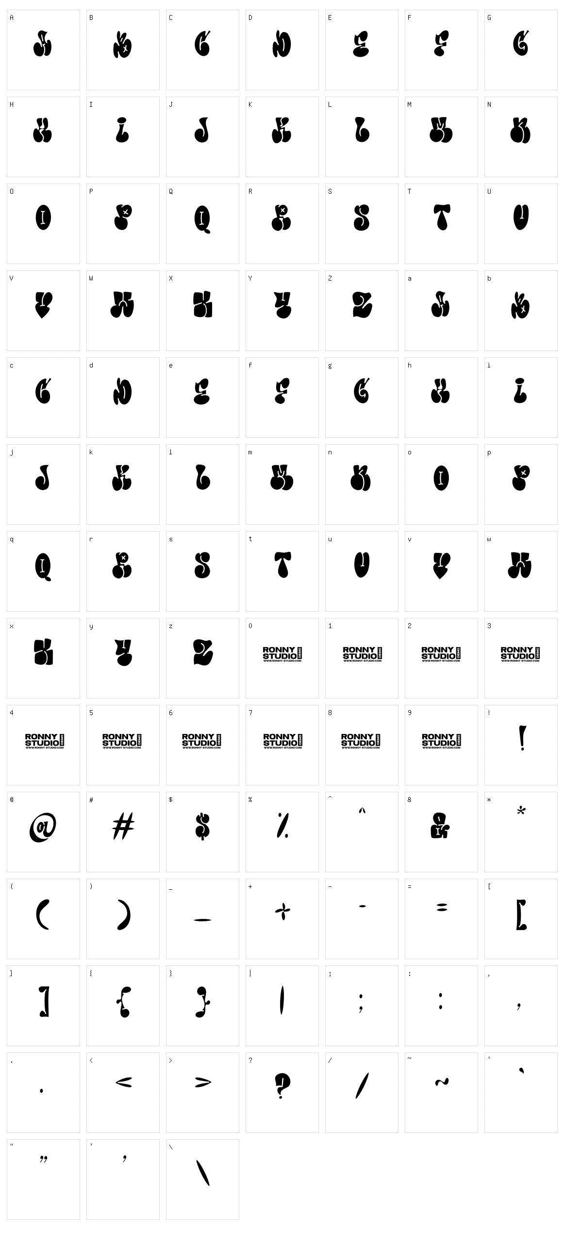 More Than Life Character Set