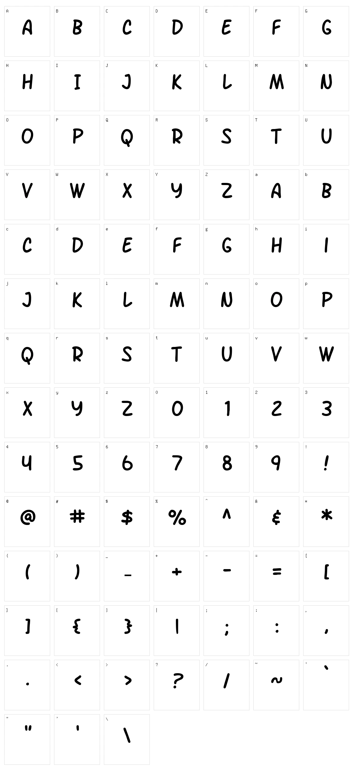 SF Arch Rival Character Set