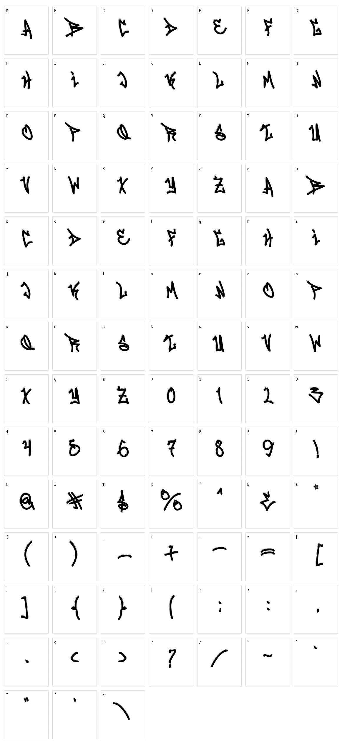Street Of Exodus Character Set