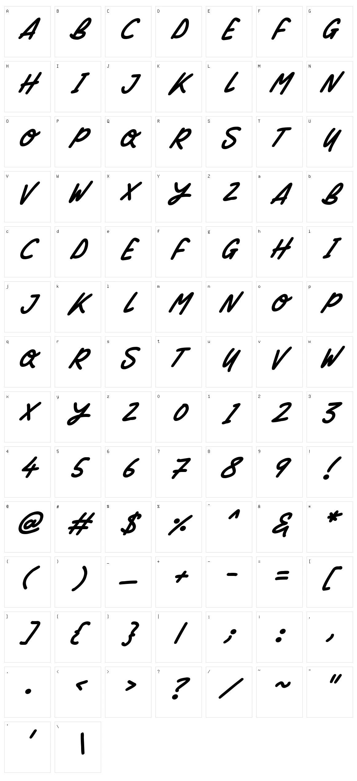 Silky Smooth Character Set