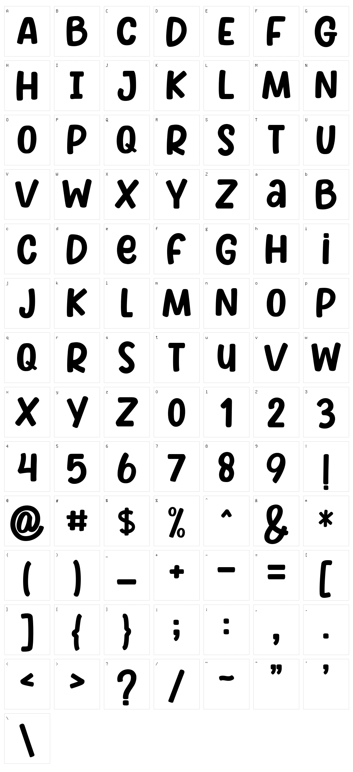 Skull Bones Character Set