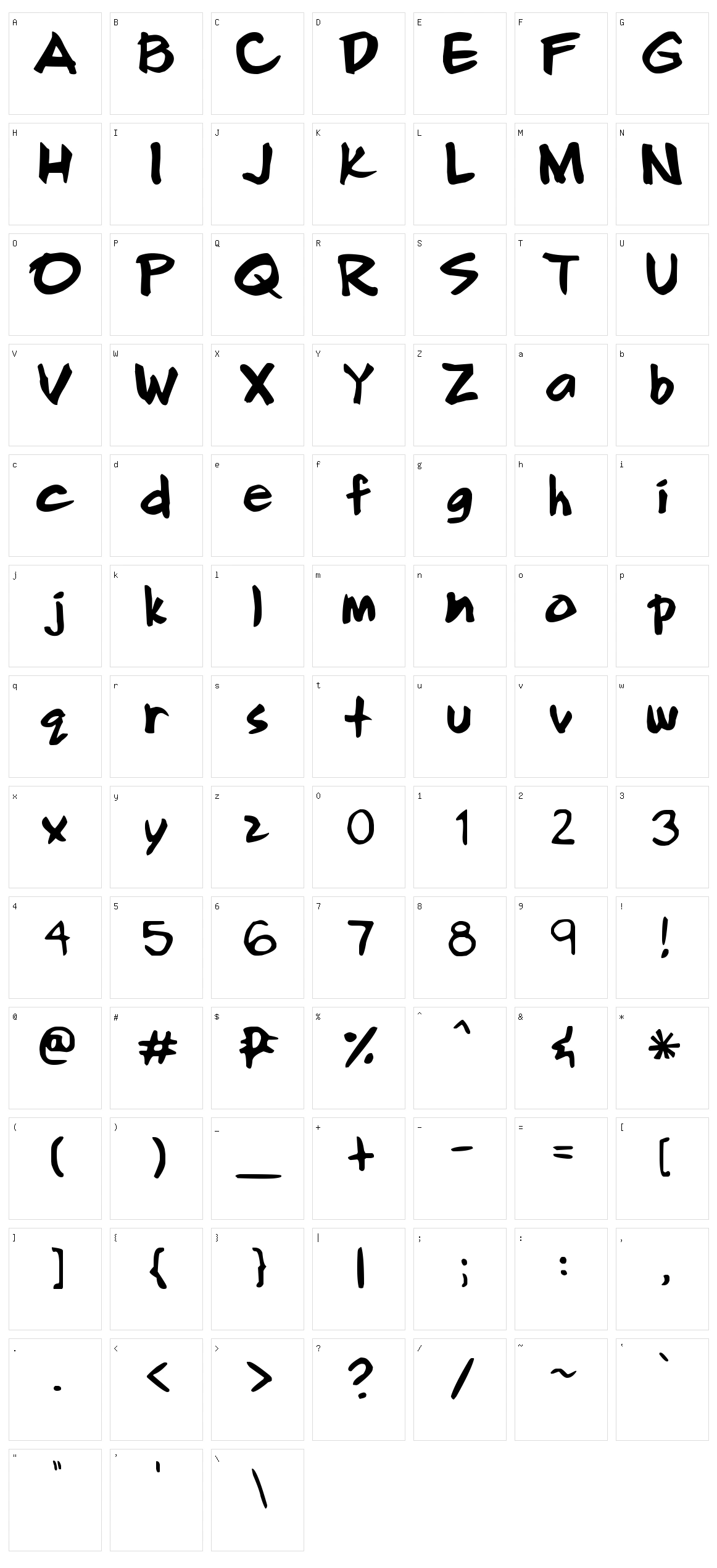 Smile Comix Character Set