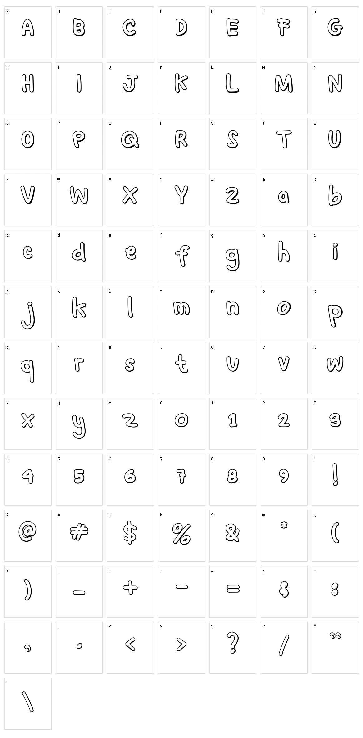 So Young Character Set