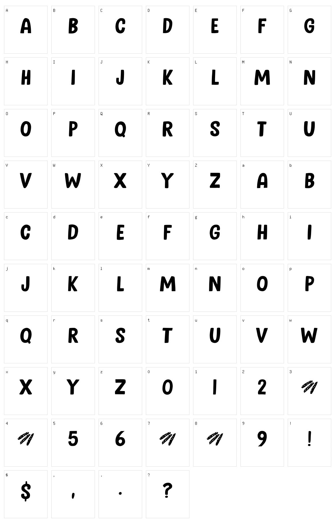 Soft Biscotti Character Set