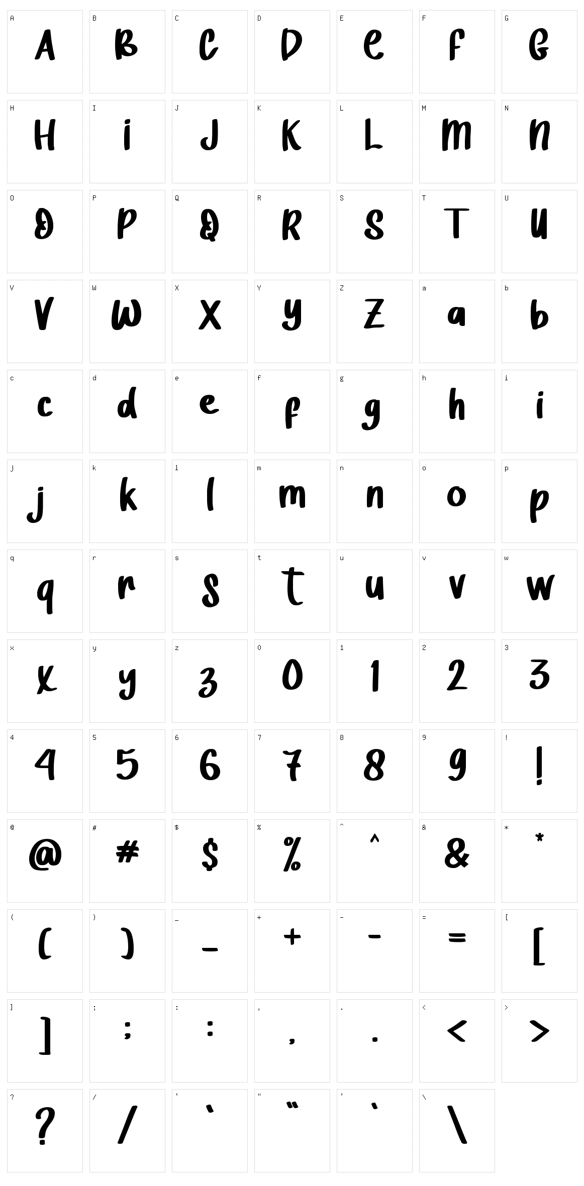 The Show Character Set