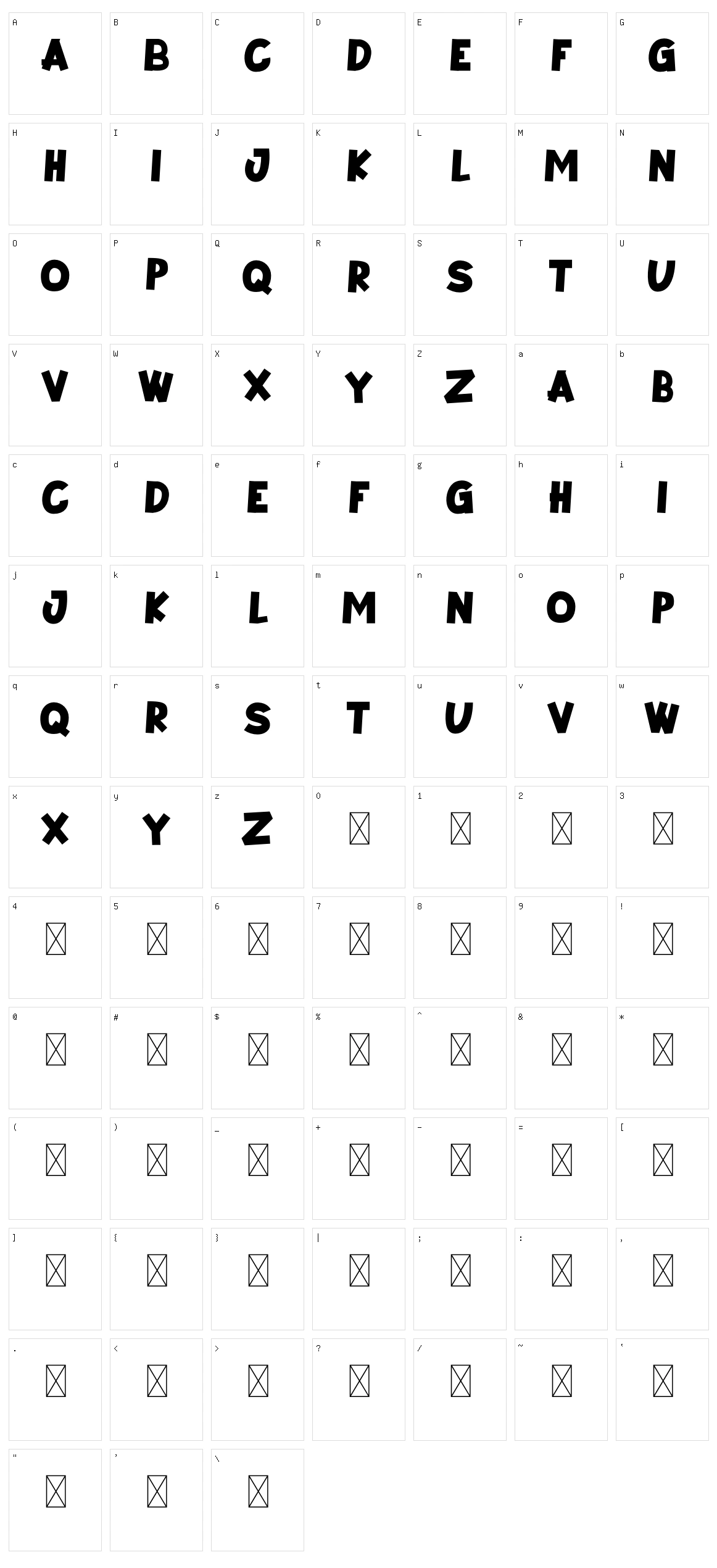 Tiktok Character Set