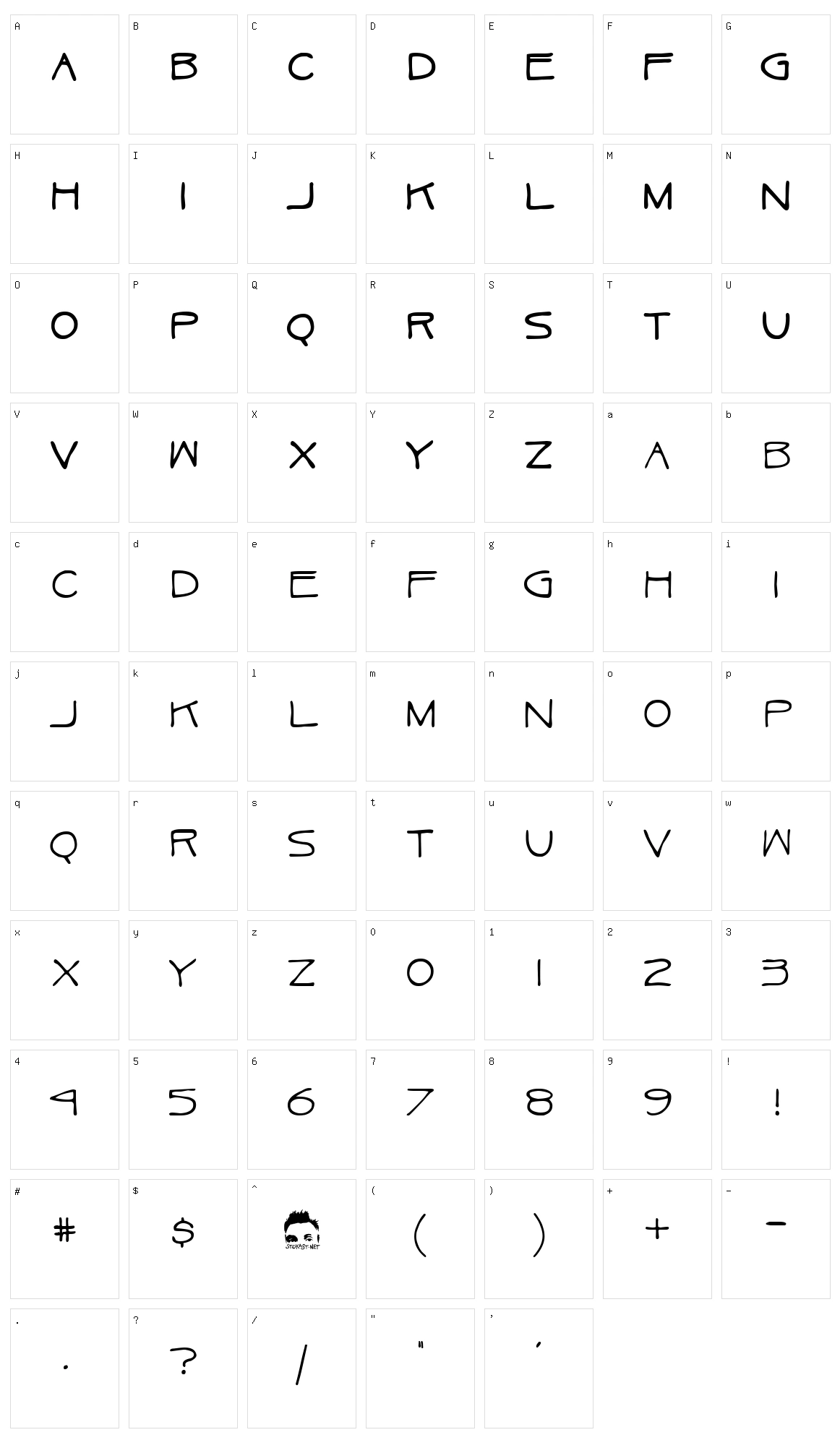 Ukulele Character Set