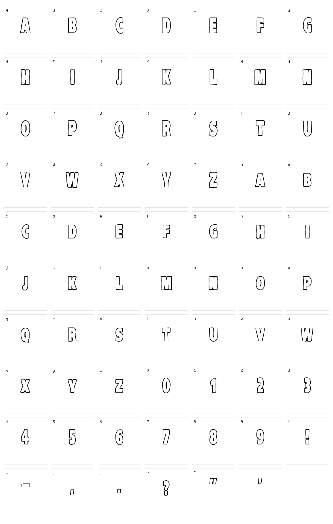 VTC Komika Head Liner Character Set