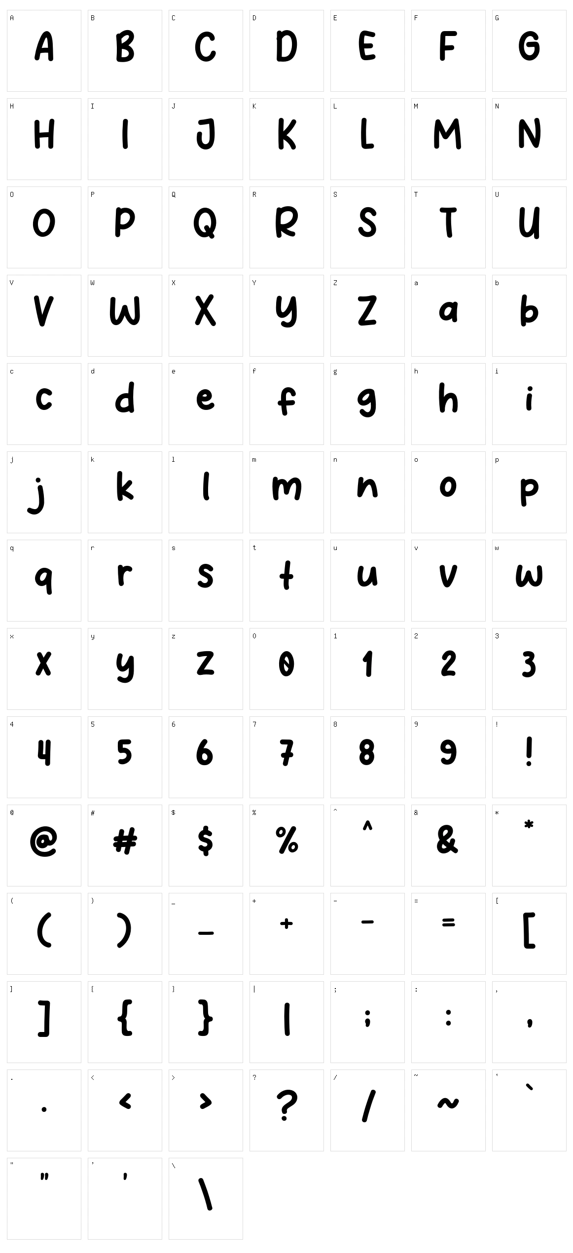Abalone Smile Character Set