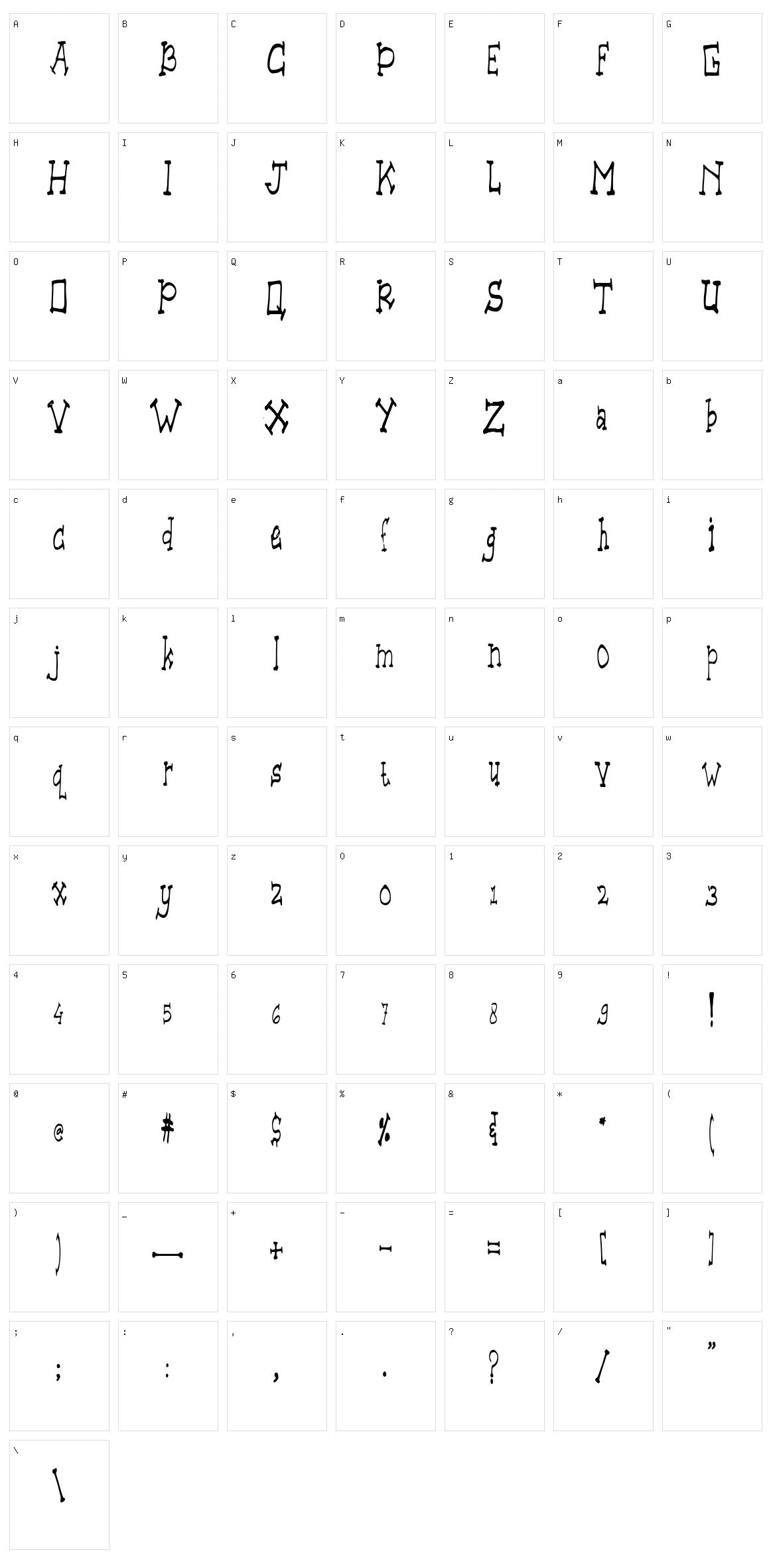 Advance Character Set