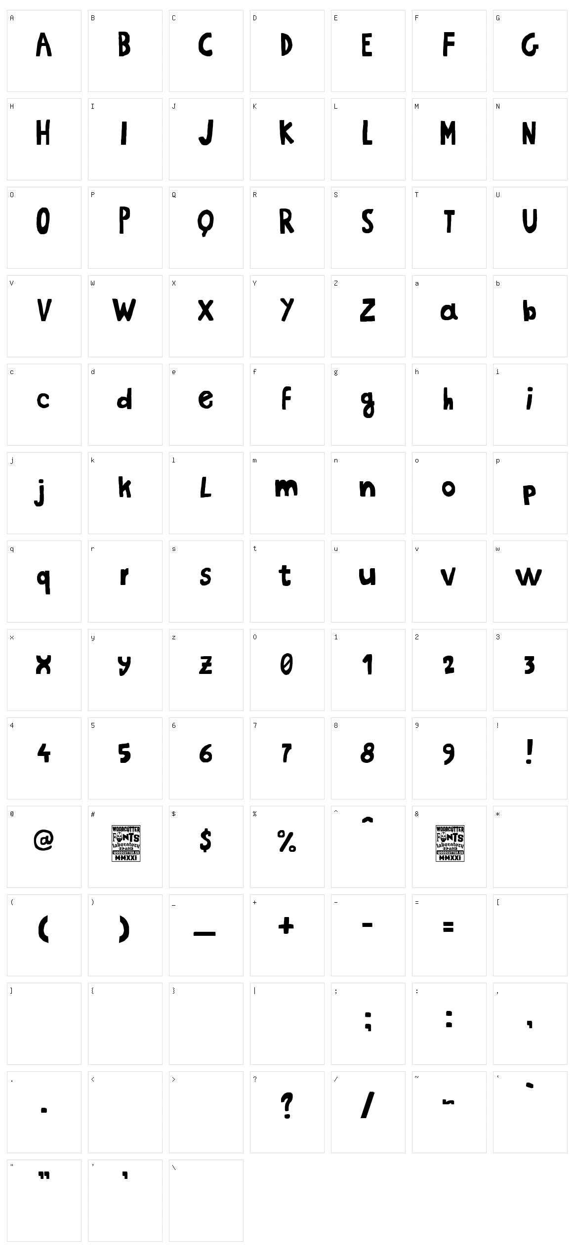 AlmodÃ³bar Character Set