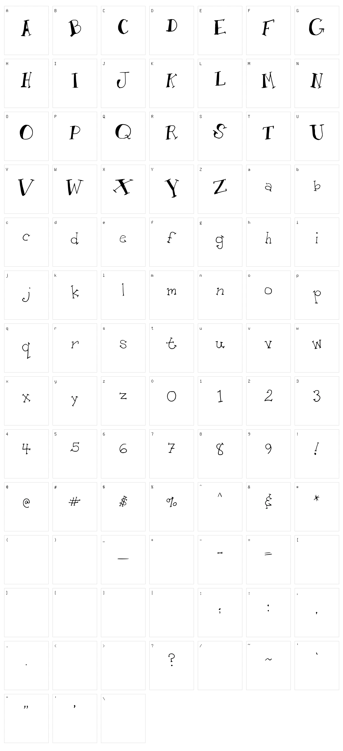 AM Toon Character Set