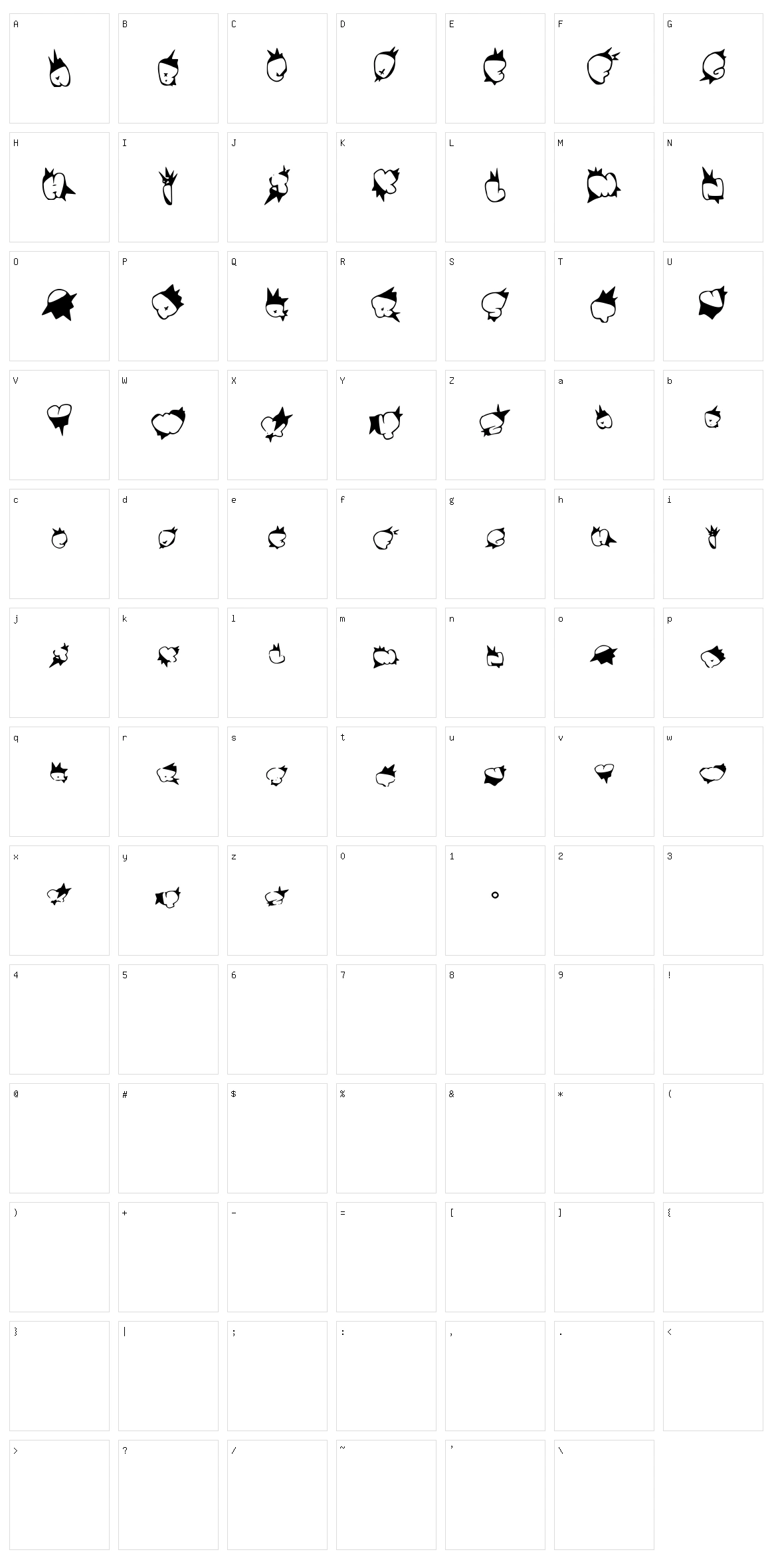 Amazing Character Set