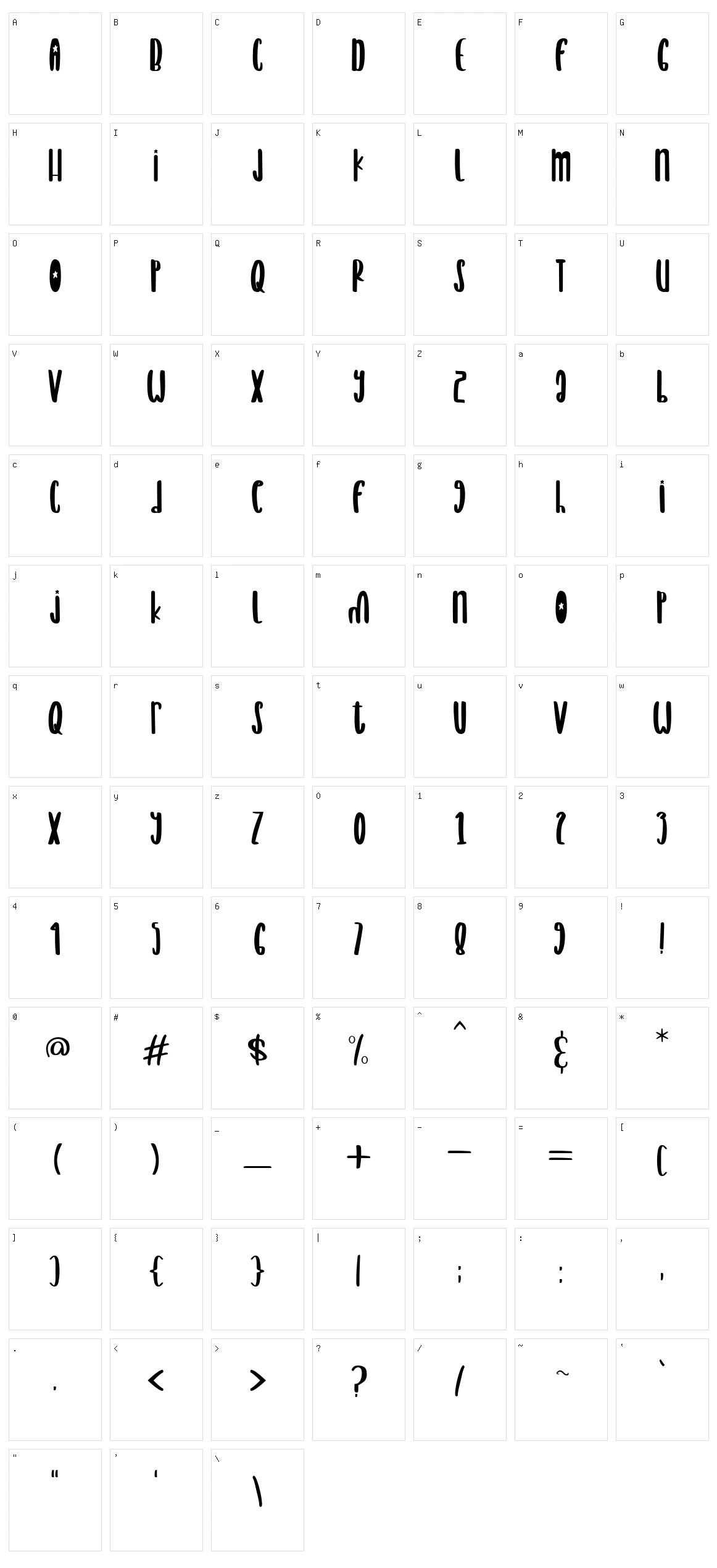American Kids Character Set