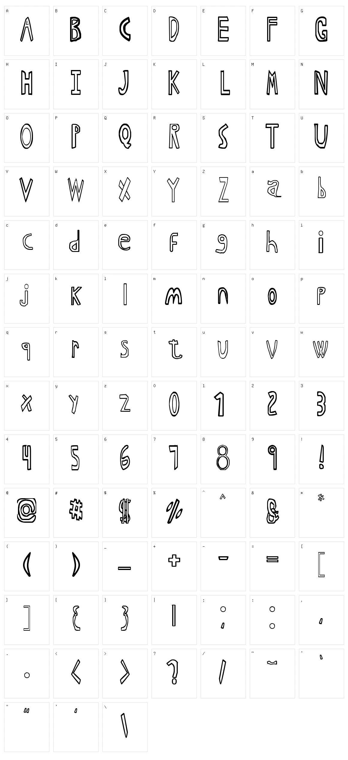 Anime I Character Set