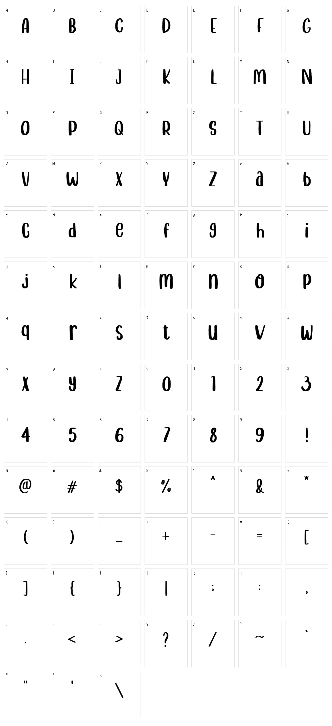 Antiokhia Character Set